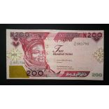 Nigeria 200 Naira 2023 UNC 