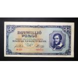 Hungary 1 million Pengő 1945 F+