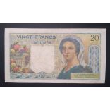 New Caledonia 20 Francs 1951 restored