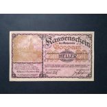 Austria 20 Heller 1920 Unc Gossam 