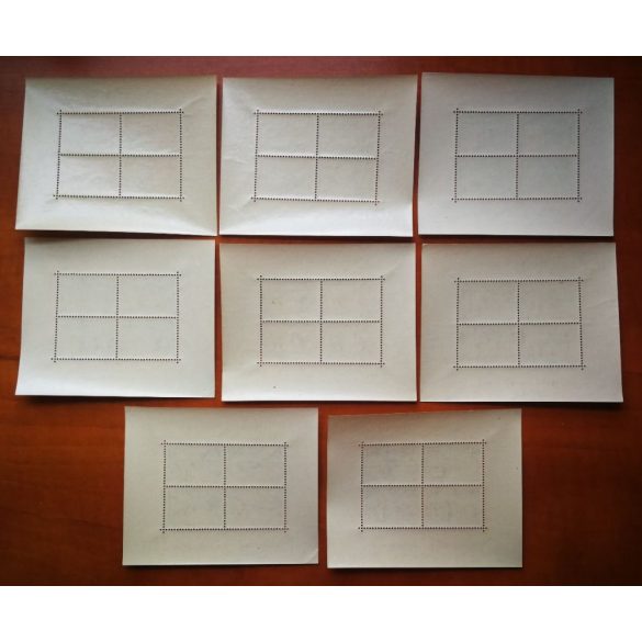 Hungary 1947 Roosevelt miniatur sheets ** slight folds