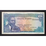 Kenya 20 Shillings 1974 F