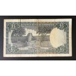 Rodézia 5 Pounds 1966 F
