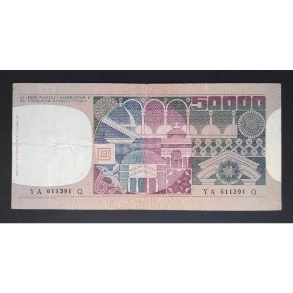 Italy 50000 Lire 1977 F