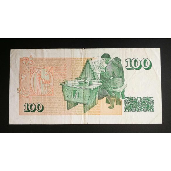 Iceland 100 Kronur 1986 F