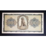 Greece 1000 Drachma 1942 UNC-