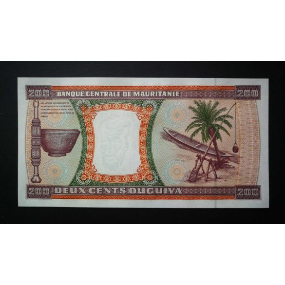 Mauritania 200 Ouguiya 2002 UNC 