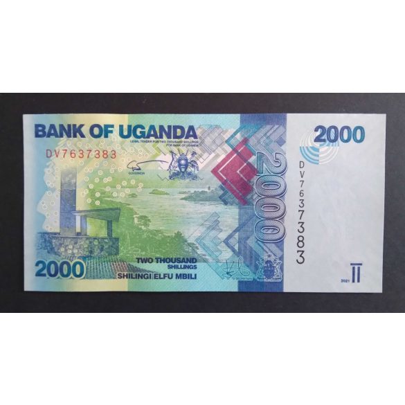 Uganda 2000 Shillings 2021 UNC