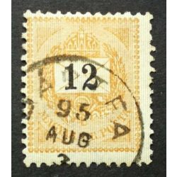   Hungary 1889 Letter, black cipher 12 kr. perf. 12:11 1/2 Bártfa used