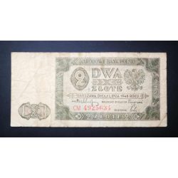 Poland 2 zlote 1948 VG+