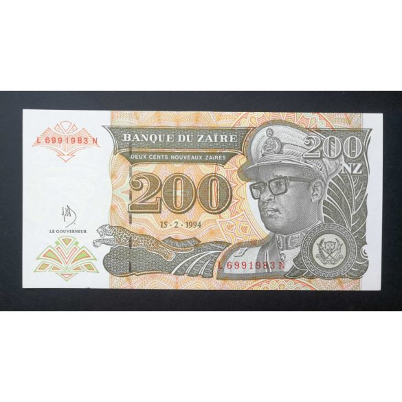 Zaire 200 Zaires 1994 UNC