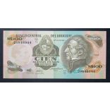 Uruguay 100 Nuevos Pesos 1987 UNC