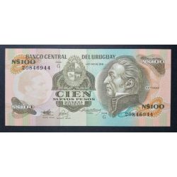 Uruguay 100 Nuevos Pesos 1987 UNC