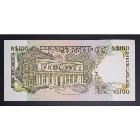 Uruguay 100 Nuevos Pesos 1987 UNC
