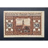 Austria 50 Heller 1920 Unc Tarsdorf
