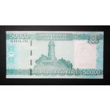 Somalia 50000 Shilin 2010 UNC