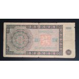 Czechoslovakia 1000 Korun 1945 VG-