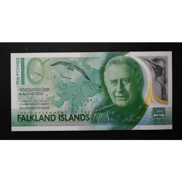 Falkland Islands 10 Pounds 2025 Unc