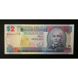 Barbados 2 Dollars 1998 UNC