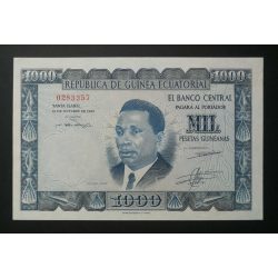 Equatorial Guinea 1000 Pesetas Guineanas 1969 UNC-
