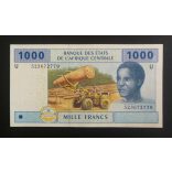 Közép-Afrikai Államok Kamerun 1000 Francs 2010-2016 UNC 