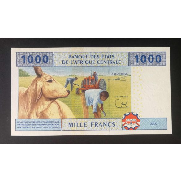 Közép-Afrikai Államok Kamerun 1000 Francs 2010-2016 UNC 