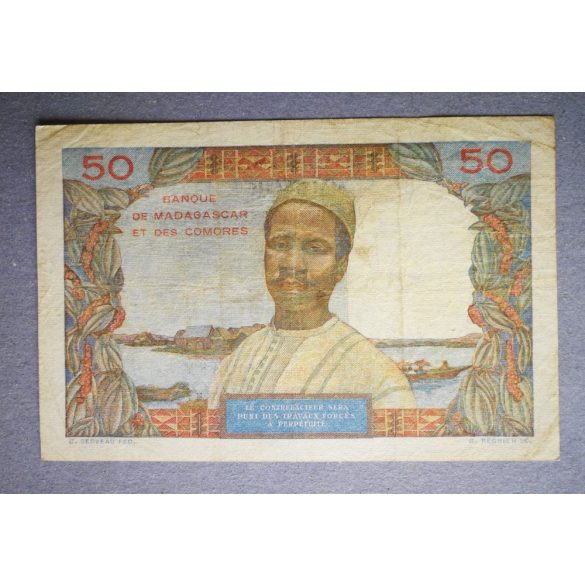 Madagaszkár 50 Francs 1961 F