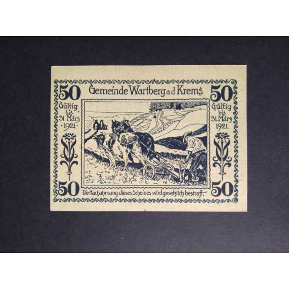 Austria 50 Heller 1920 Unc Wartberg