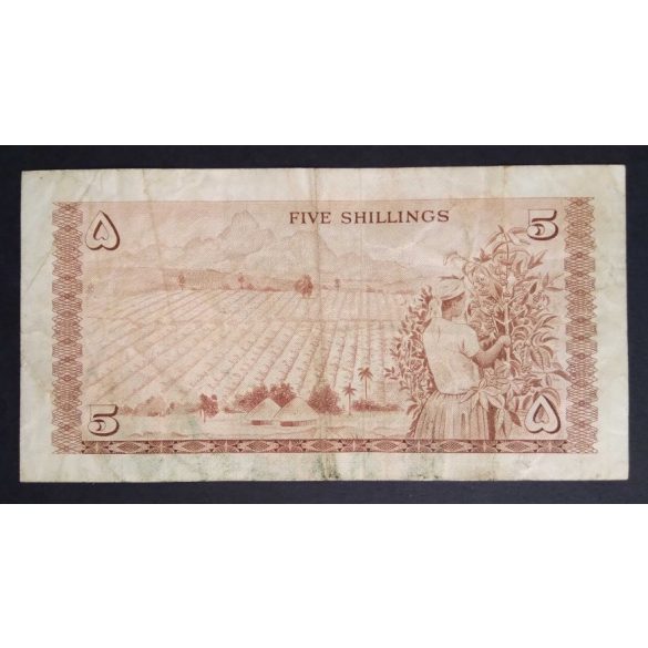 Kenya 5 Shillings 1968 F