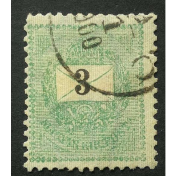 Hungary 1899 Letter, black cipher 3 kr. perf. 12 : 11 3/4 used