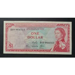 Eastern Caribbean States 1 Dollar 1965 VF+