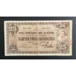 Netherlands Indies 25 Gulden 1930 F