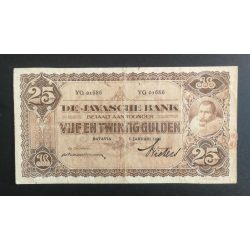 Netherlands Indies 25 Gulden 1930 F