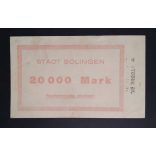 Germany 20000 Mark Solingen 1923 VF-
