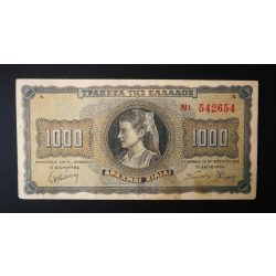 Greece 1000 Drachma 1942 VF