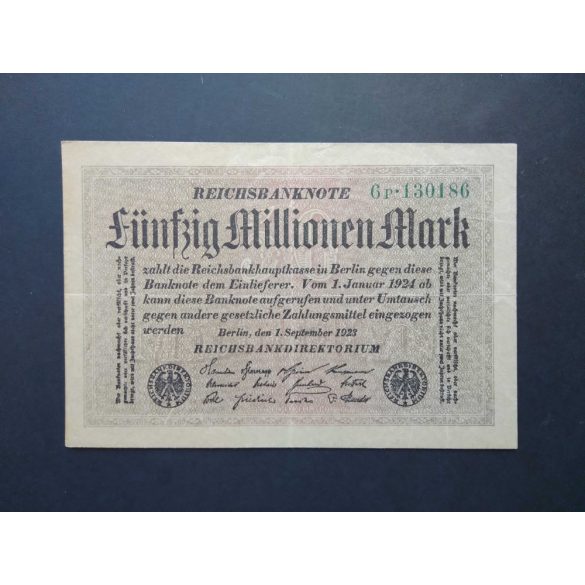 Germany 50 Million Mark 1923 XF-