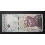 Venezuela 1000 Bolivares 2017 UNC