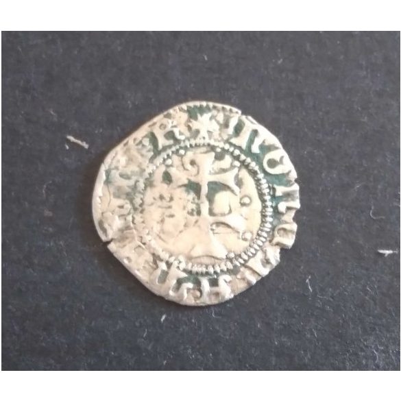 Queen Mary of Hungary denar 1384 silver