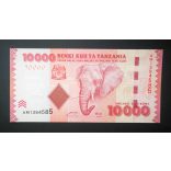 Tanzania 10000 Shilling 2010 UNC