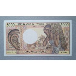 Chad 5000 Francs 1984 Unc-