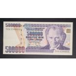 Turkey 500000 Lira 1994 Unc