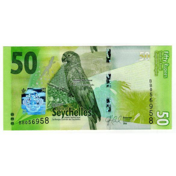 Seychelles 50 Rupees 2016 UNC