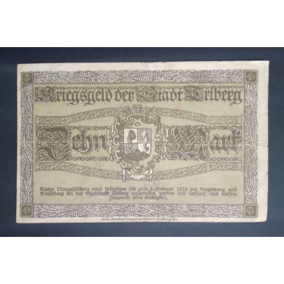 Germany Triberg 10 Mark 1918 F+
