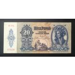 Hungary 20 Pengő 1941 F
