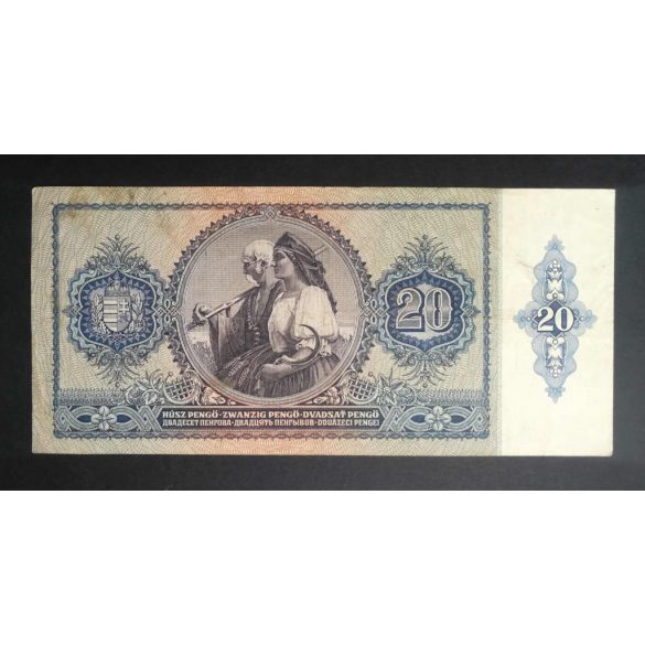 Hungary 20 Pengő 1941 F