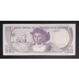 El Salvador 50 Colones 1996 UNC 