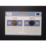 EU 2 Euro 2 db-os emlékérme szett Unc