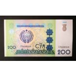 Üzbegisztán 200 Cym 1997 UNC