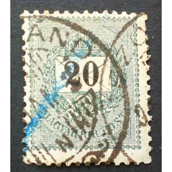 Hungary 1898 Letter, black cipher 20 kr. perf. 12 : 11 3/4 used