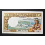 New Caledonia 100 Francs 1969 P-59 VF+